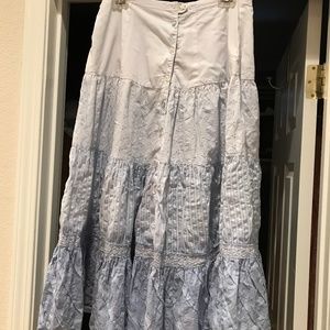 Tiered Boho maxi-skirt